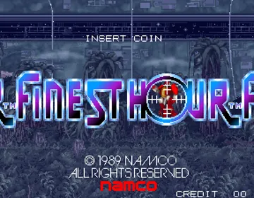 Finest Hour (Japan) screen shot title